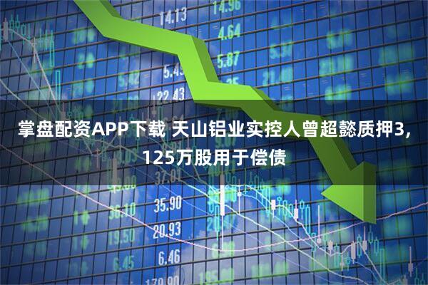 掌盘配资APP下载 天山铝业实控人曾超懿质押3,125万股用于偿债